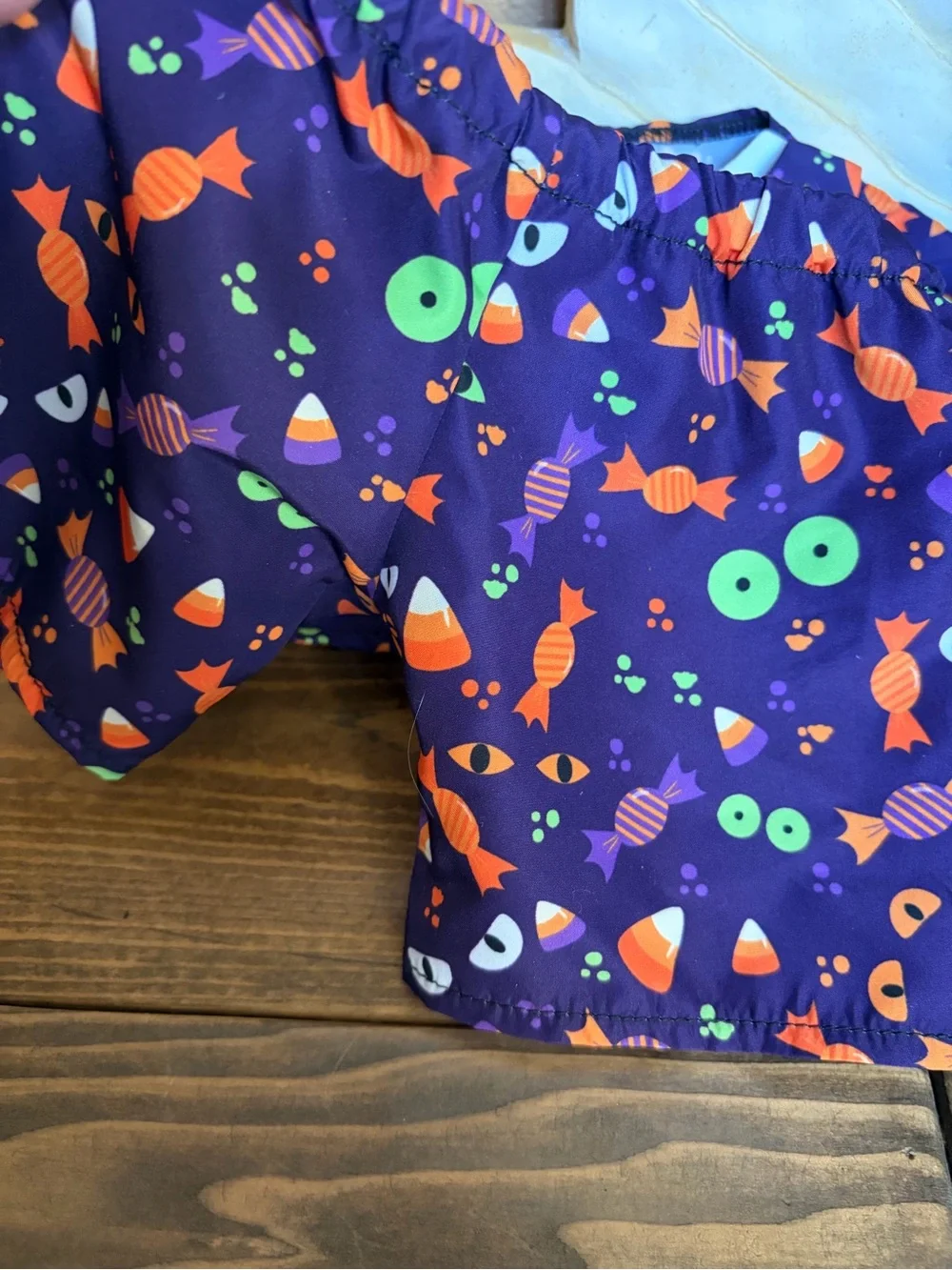 Build a Bear Halloween Orange Tie Out Fit CUTE! NWT